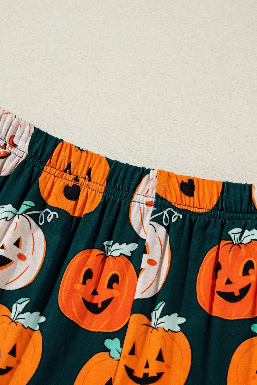 Orange Halloween Pajama Set - Love Salve